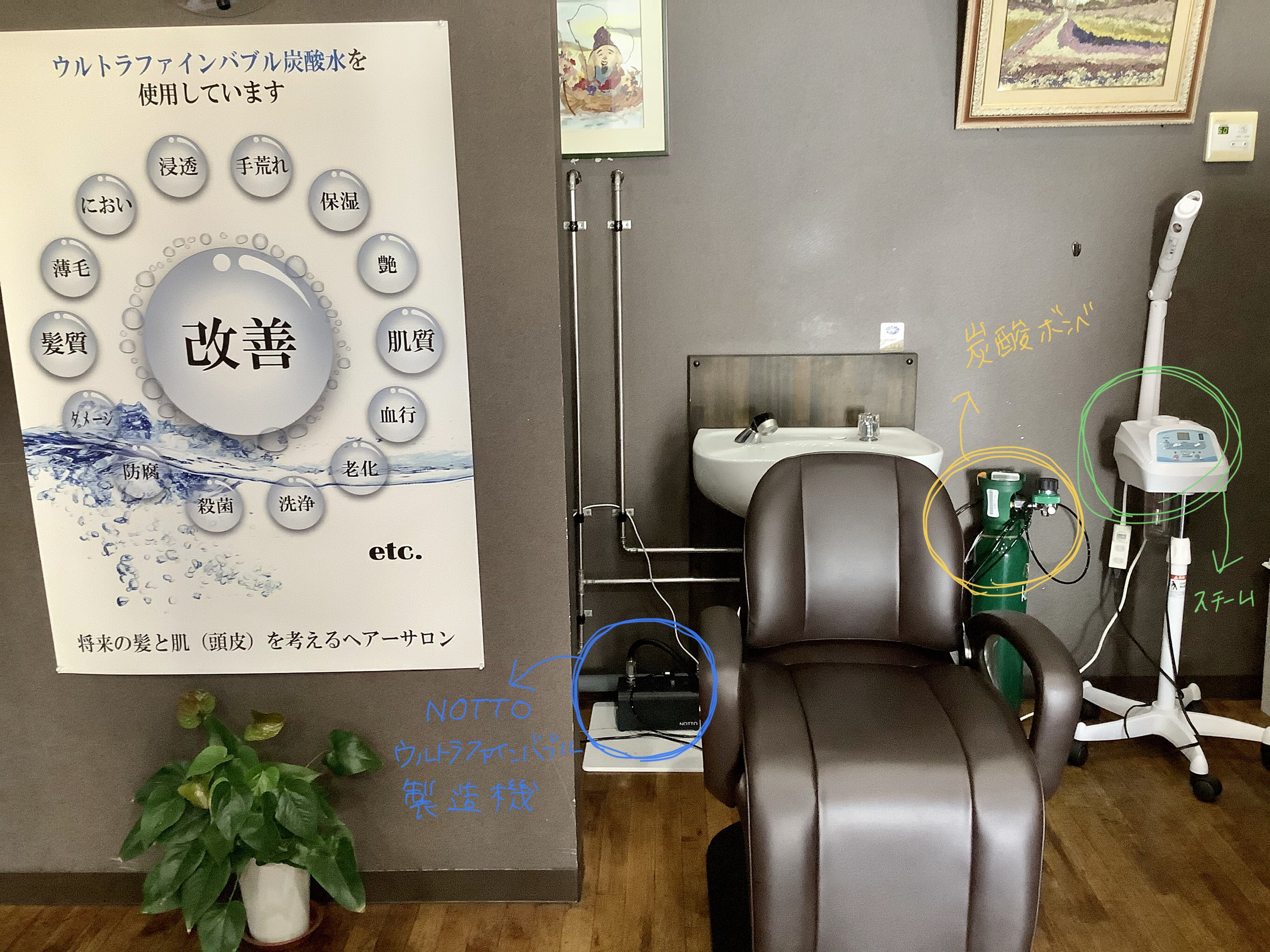 炭酸シャンプー